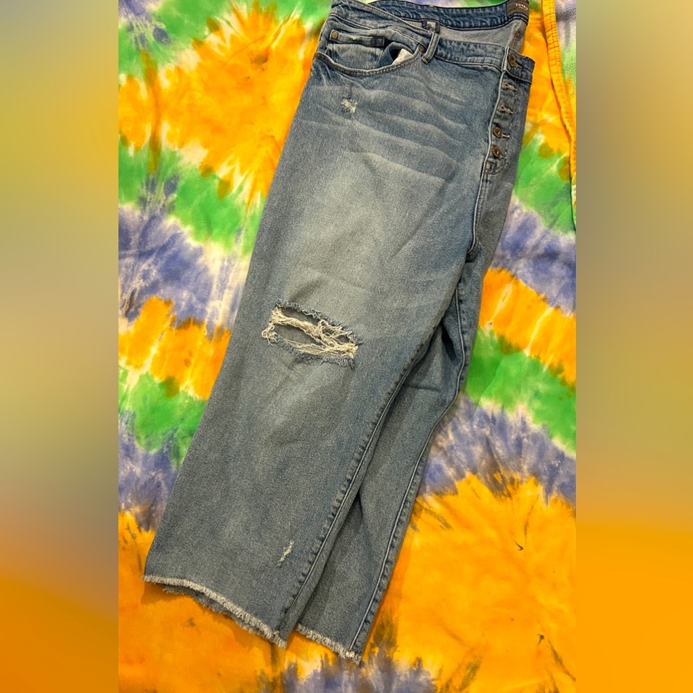 Torrid Bootcut Ripped Jeans - Picture 3 of 5